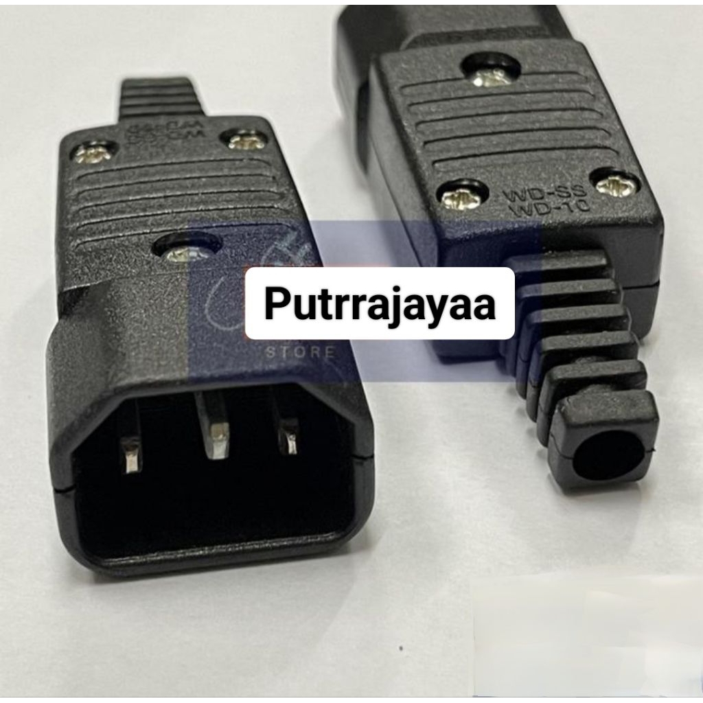 Konektor C14 Male / Jack AC Komputer C14 Cowo / C14 AC Power Connector