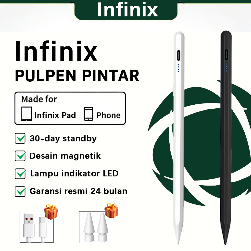 infinix Stylus Pen infinix xpad 4/X5 Pro/Smart 7/P20 pad pulpen stylus stilus pen capacitive kompati