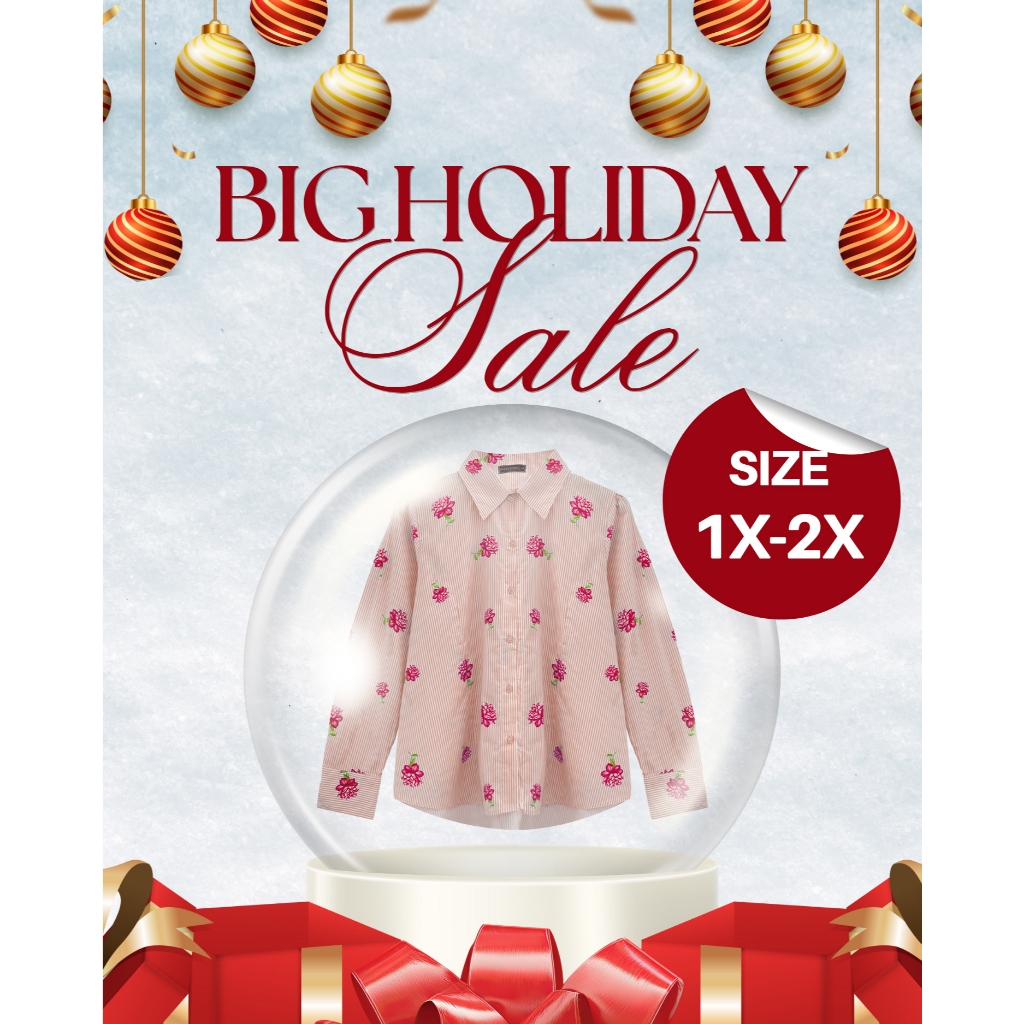 Bigissimo - Big Holiday Sale SERBA DISKON 1 HARGA | Blouse Atasan Tunik Wanita 1X - 2X Bigsize Jumbo