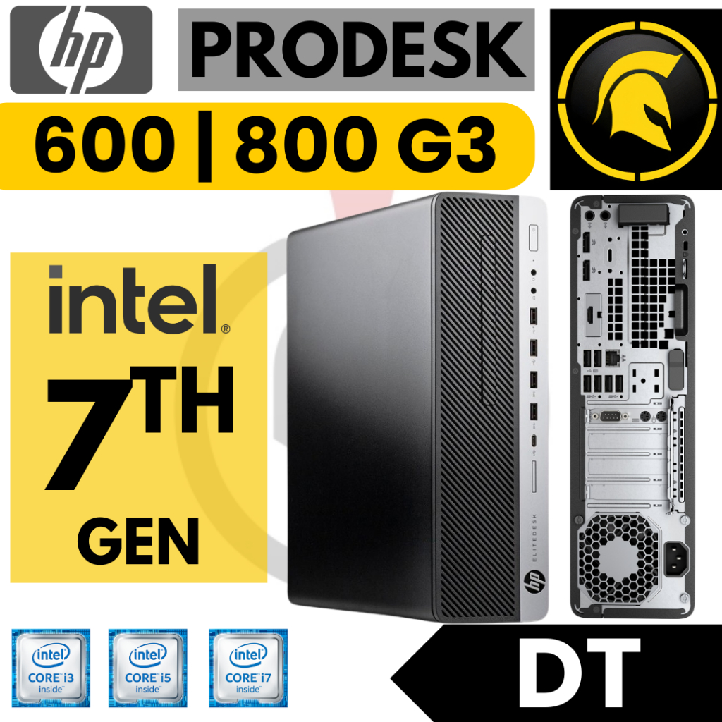 PC HP 800 G3 Core i3 / i5 / i7 7th Gen Desktop 600 G3 Kosongan 1151 DT