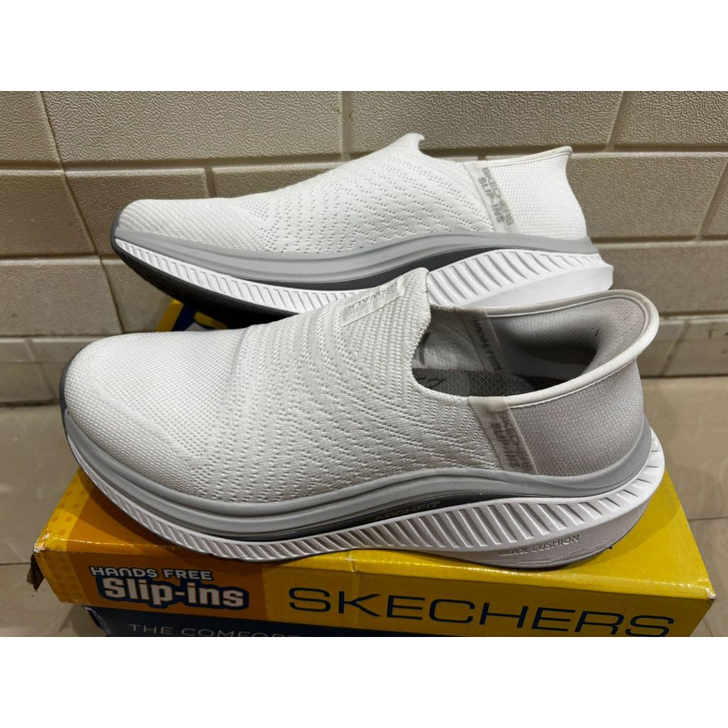 Size 42.5 (27cm) Preloved Original Asli Skechers Arch Fit Slip-Ins GoWalk Max Cushioning