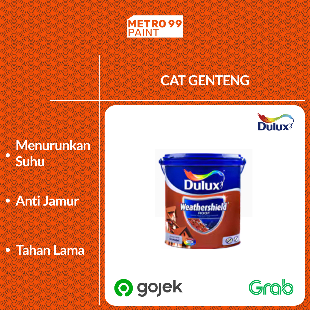 Cat Genteng Dulux Weathershield Roof 2.5L
