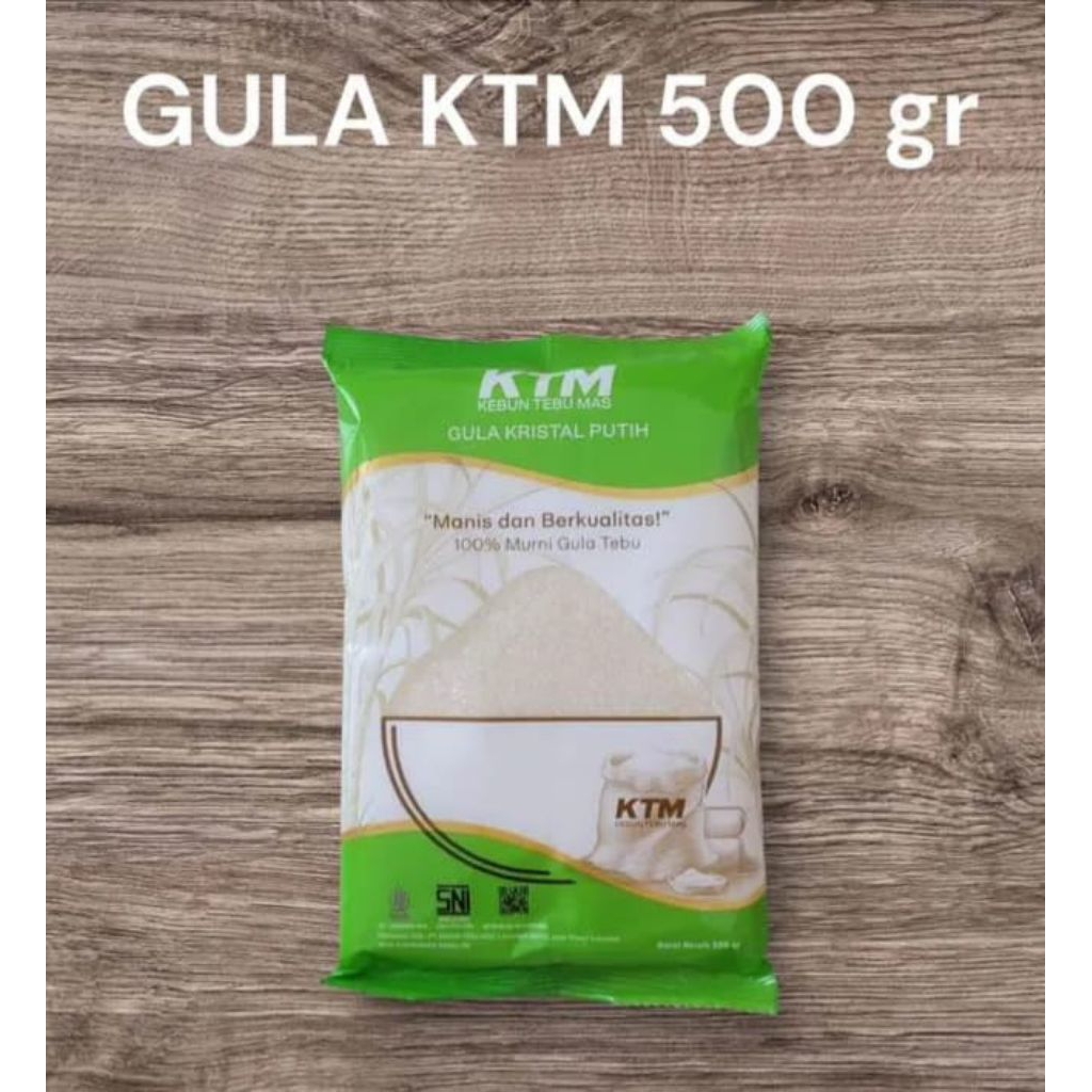 gula pasir premium KTM 500GR 1 SAK/KARTON