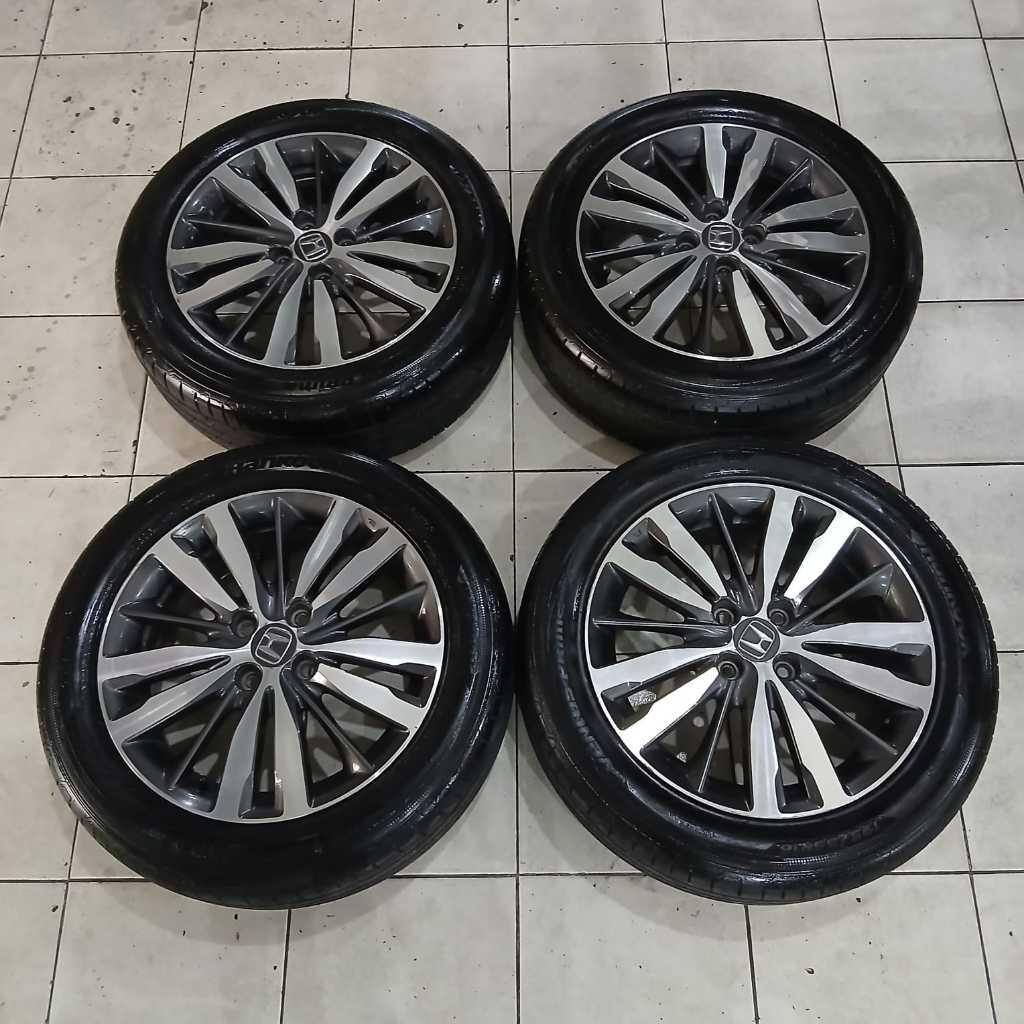 velg mobil bekas Oem Jazz RS R16 lubang baud 4x100 cocok untuk Jazz Brio City Mobilio