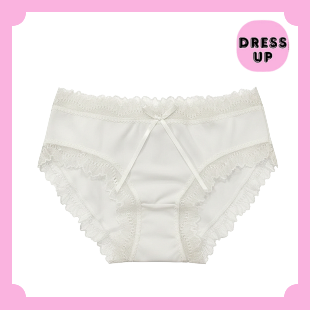 [DRESS.UP] CD1497 Celana Dalam Transparan CD Seamles Pita Renda Underwear CD Underwear Sempak Korea