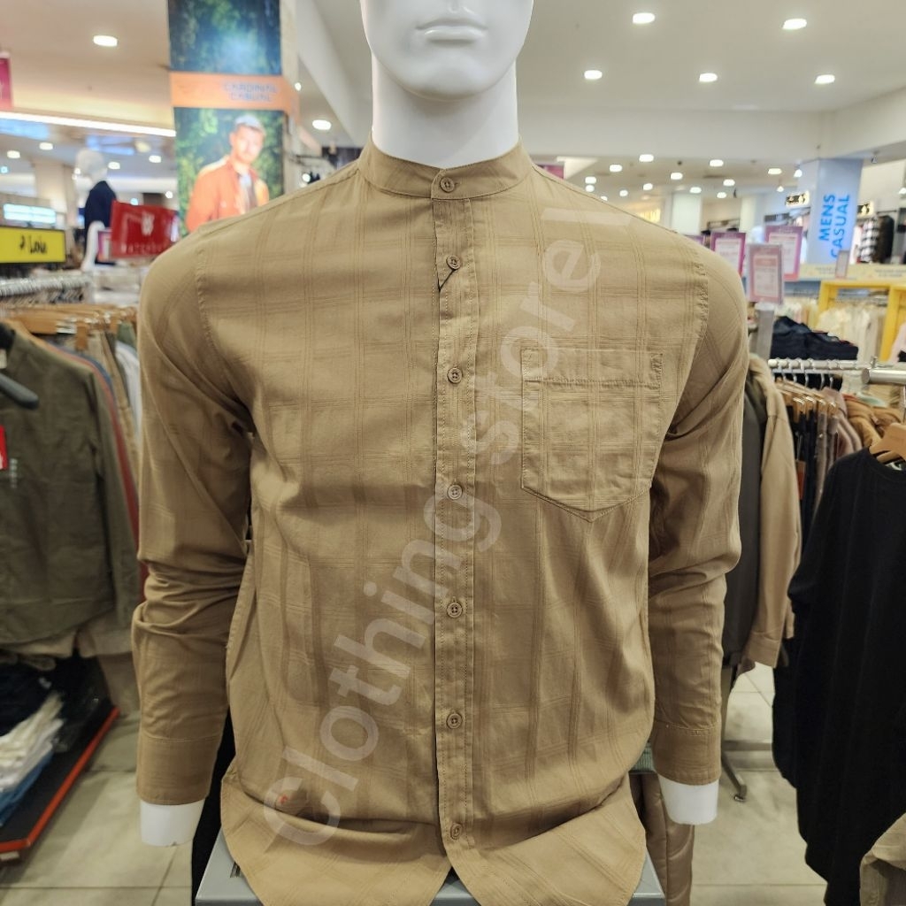 GABRIELLE ORIGINAL Koko pria lengan panjang coklat 313131790746