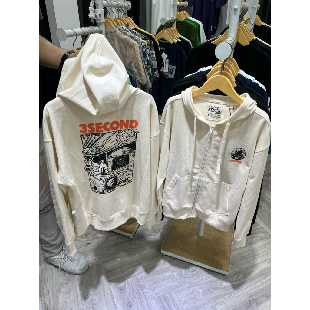Hoodie 3Second Kids Anak Cotton Terry Original Terbaru