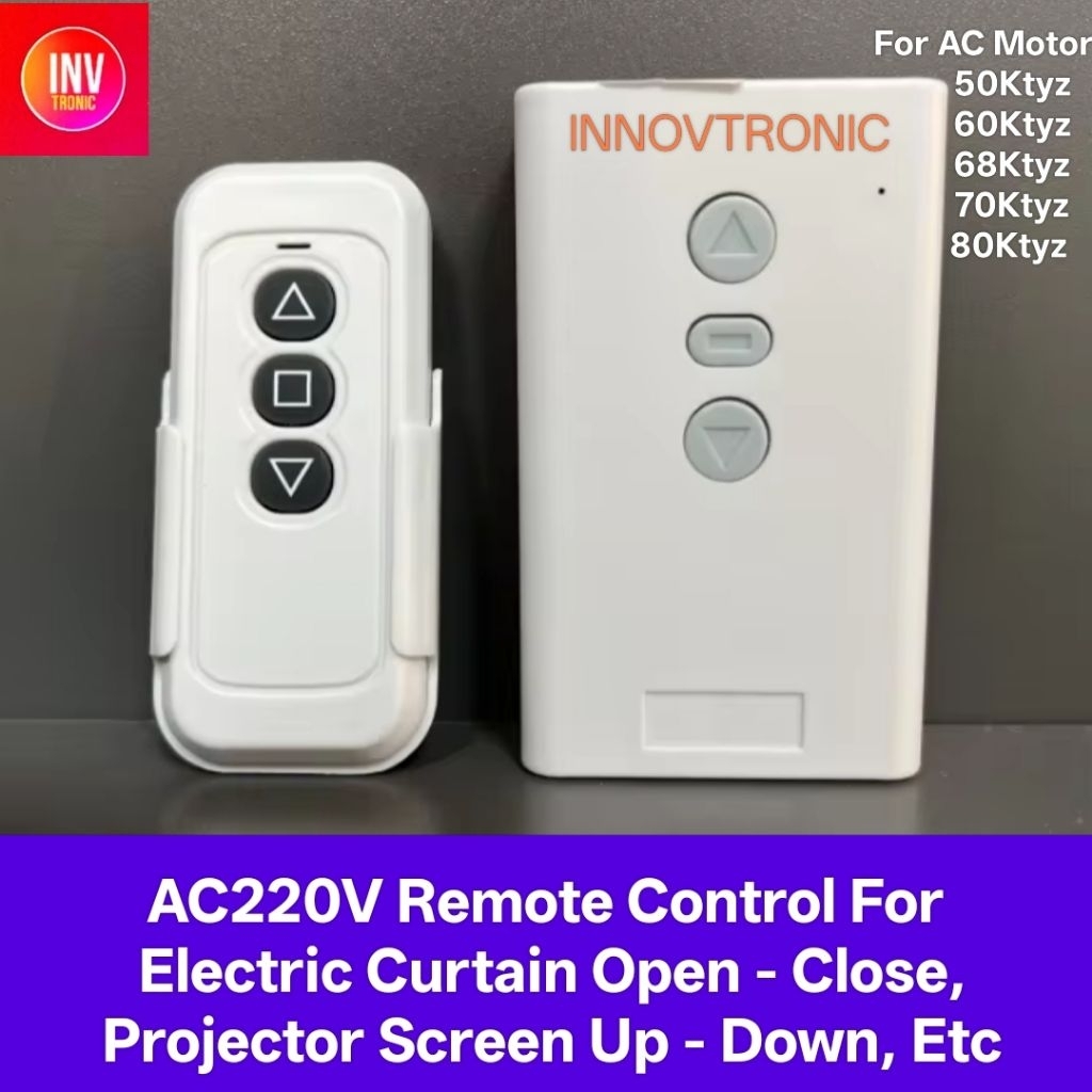 TJ7500 AC220V 500W Remote Control For Electric Curtain, Projector Screen, Garage, AC Motor 50Ktyz 60