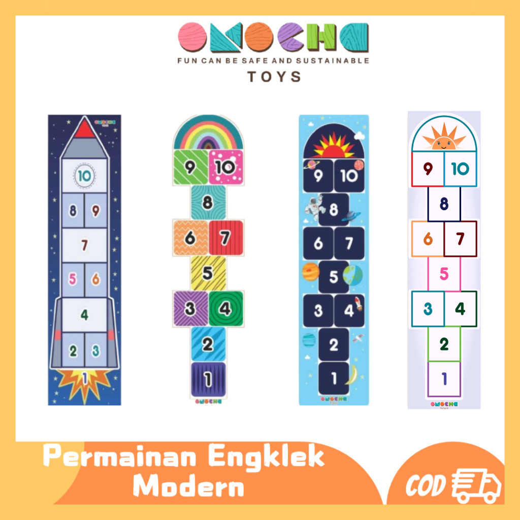 Omocha Toys - Permainan Tradisional Engklek Versi Modern
