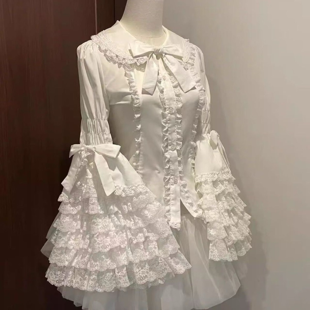 [PRE-ORDER] Lolita Inner Coquette Blouse Broken Whitee