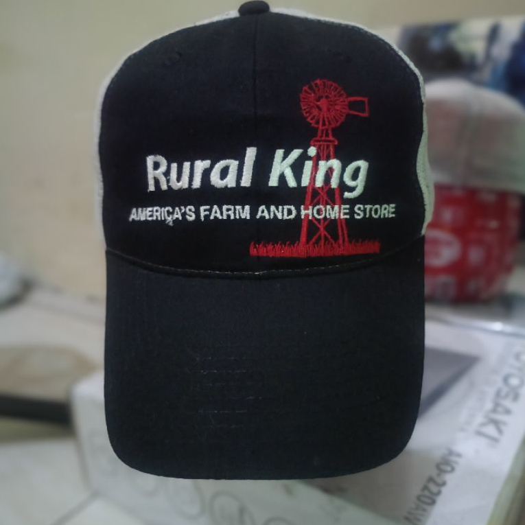 Topi Jaring PL Hitam putih
