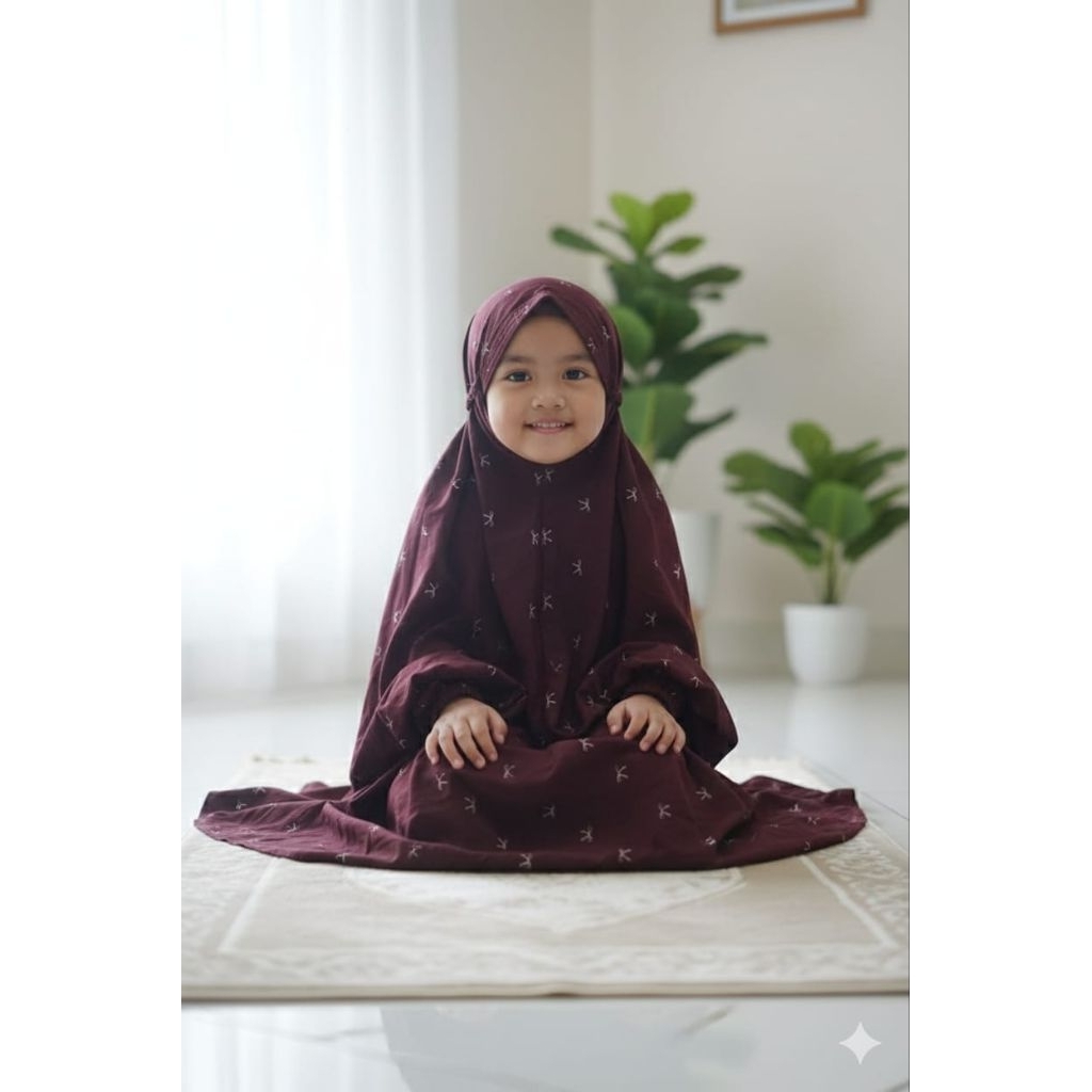 Hijab.Byami~mukena anak usia 1-12 tahun _mukena rayon viscose anak/ mukena anak viral/mukena viral