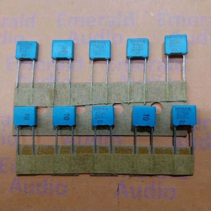 Kapasitor Wima 2N7 250volt Wima FKS 2n7 250volt Original Made in Grrmany