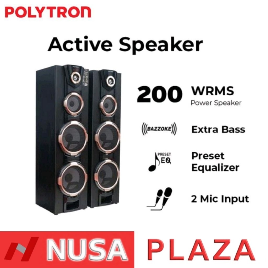 SPEAKER POLYTRON PAS-8FF28 BLUETOOTH (KHUSUS MEDAN)