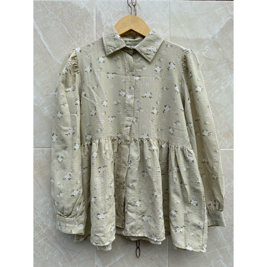 Pl Blouse Bunga-bunga