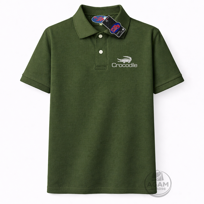 Baju Polo Crocodile Pria Wanita Katun Premium Nyaman