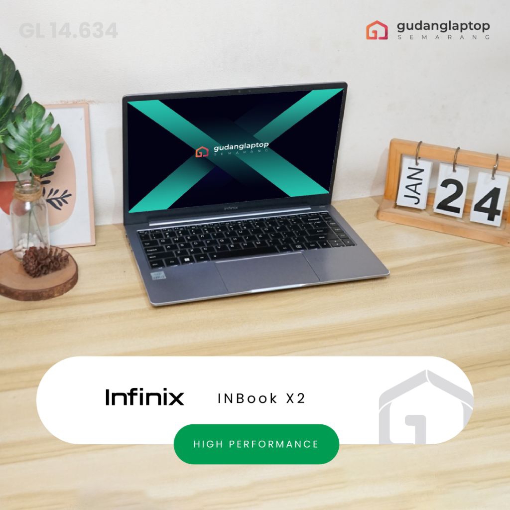 Infinix INBook X2 Core i3 - 1005G1 4/256 Webcam, WiFi, Bluetooth, Backlight Keyboard | GL14634