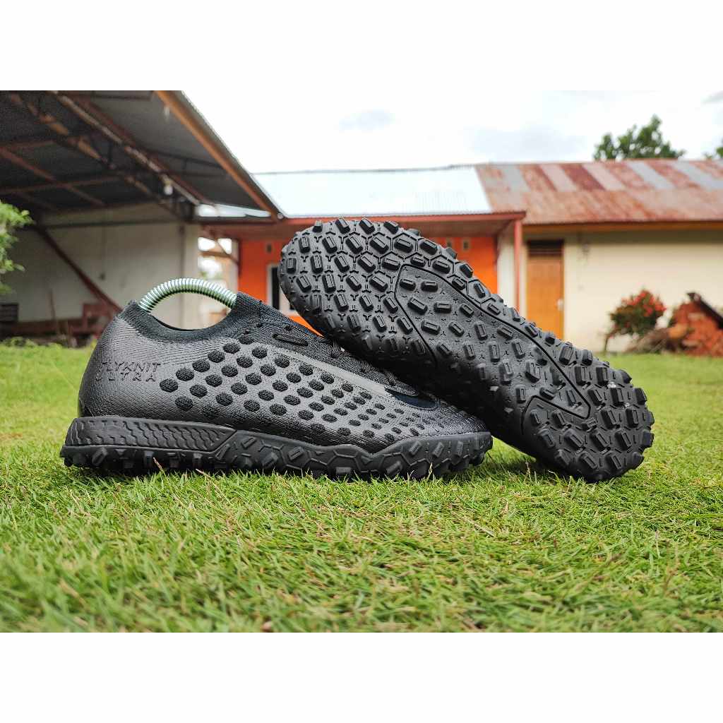 [Best Seller] Sepatu Futsal Phantom Ultra Venom TF - Black Black