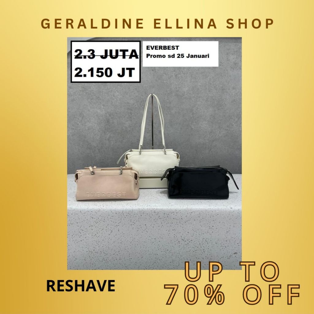 Tas wanita Everbest shoulder bag original SALE seri RESHAVE