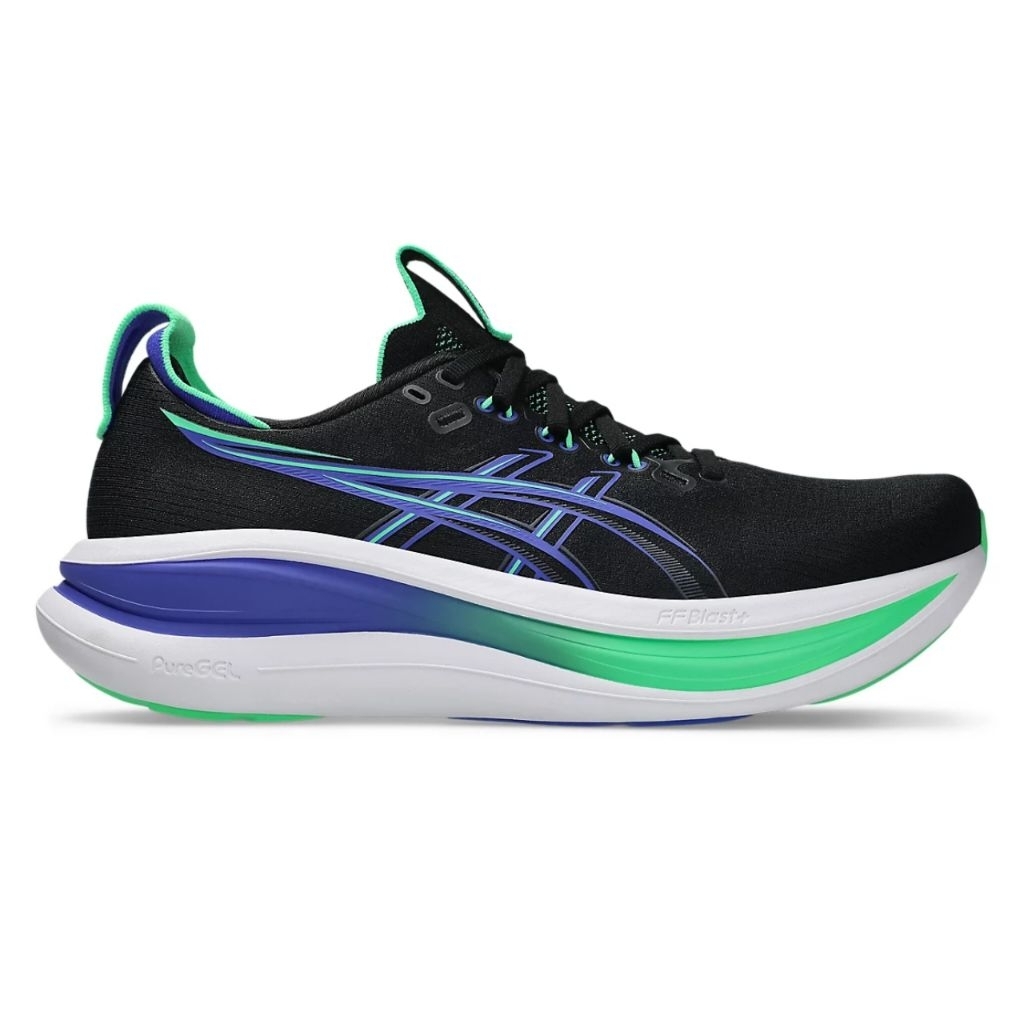 Sepatu Asics Gel Nimbus 28 Standart Black Cobalt Burst