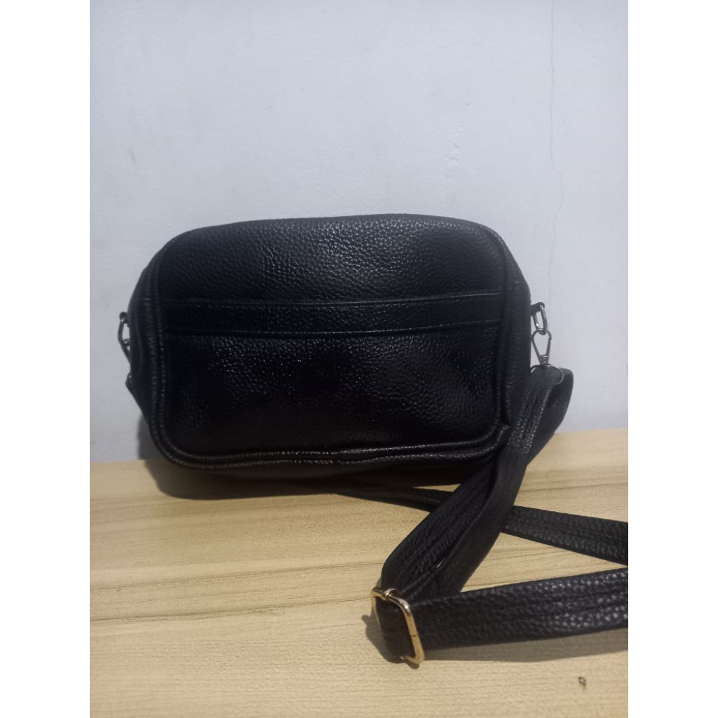Camera bag kulas (kulit asli) murce