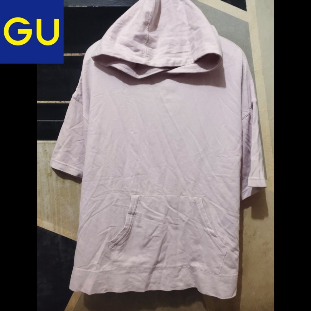 HOODIE LENGAN PENDEK GU BASIC