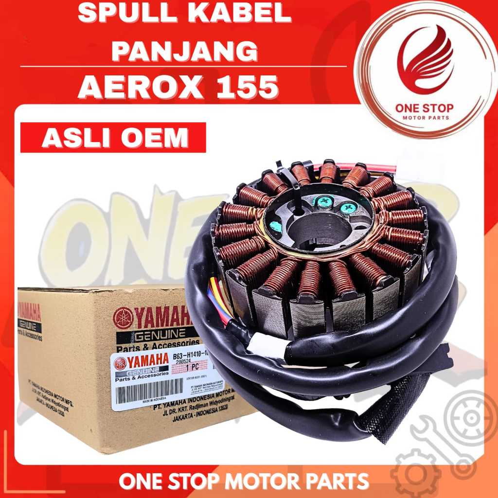 SPULL AEROX 155 B63 H1410 10 KABEL PANJANG B63 ASLI OEM