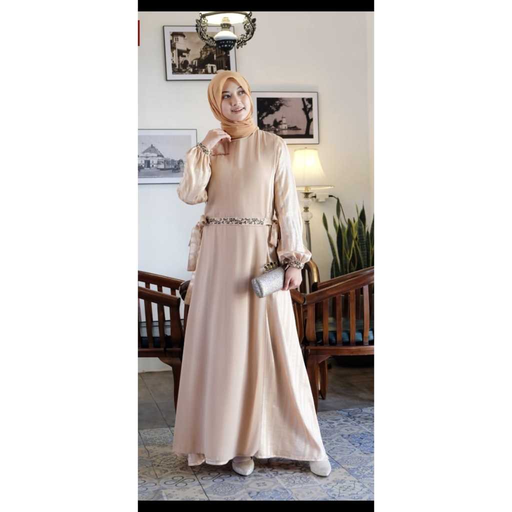 DANNIS Abaya lebaran Glaze terbaru