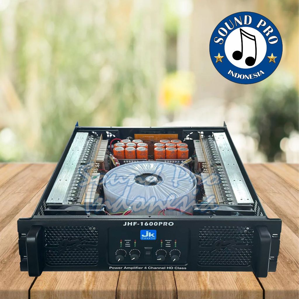 Power amplifier 4 chanel Jk coustic JHF 1500 Pro 4 x 1500 watt
