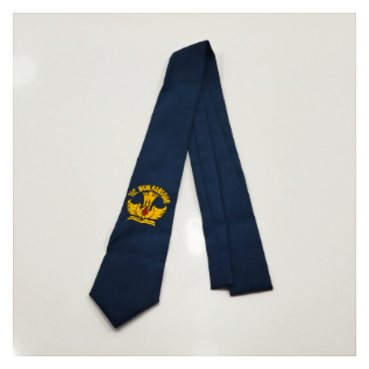 Dasi Seragam Sekolah SMP/Dasi Anak Sekolah SMP Logo Bordir