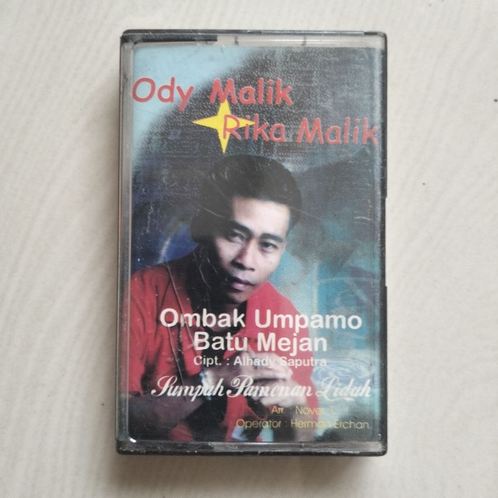 Kaset Pita Lagu Padang - Ody Malik - Rika Malik - Ombak Umpamo Batu Mejan