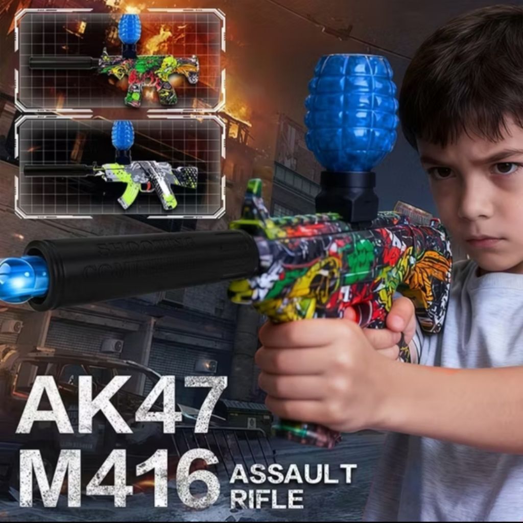 COD Mainan Anak Laki Laki Pistol Peluru Gel Electric Water Gel Blaster automatic