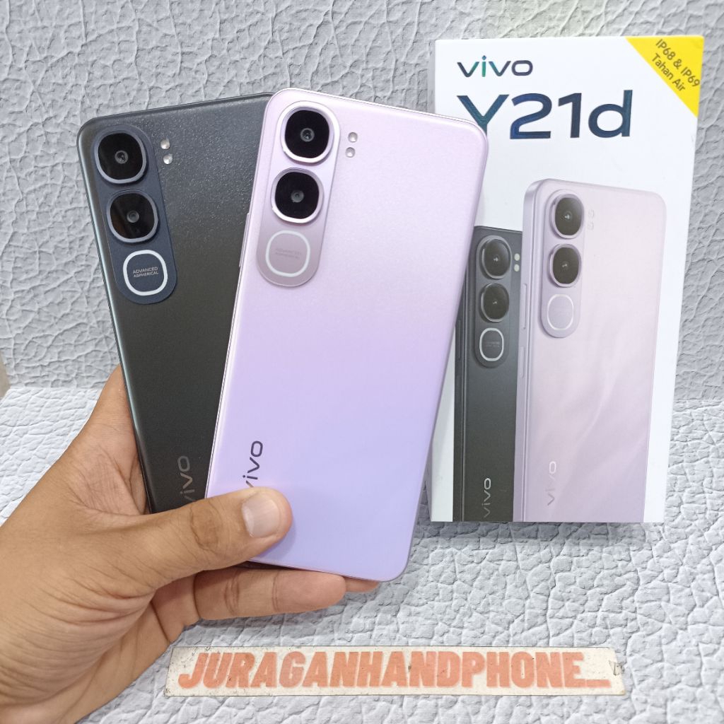 VIVO Y21D 8/128GB 4/128GB HP BEKAS SECOND FULLSET