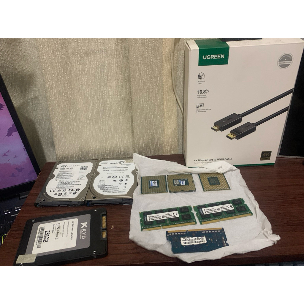 SPAREPART LAPTOP RAM | HARDISK | PROSESOR | SSD
