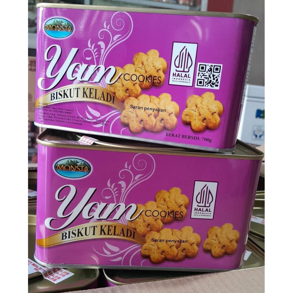 YAM COOKIES BISKUIT KELADI MONSTA