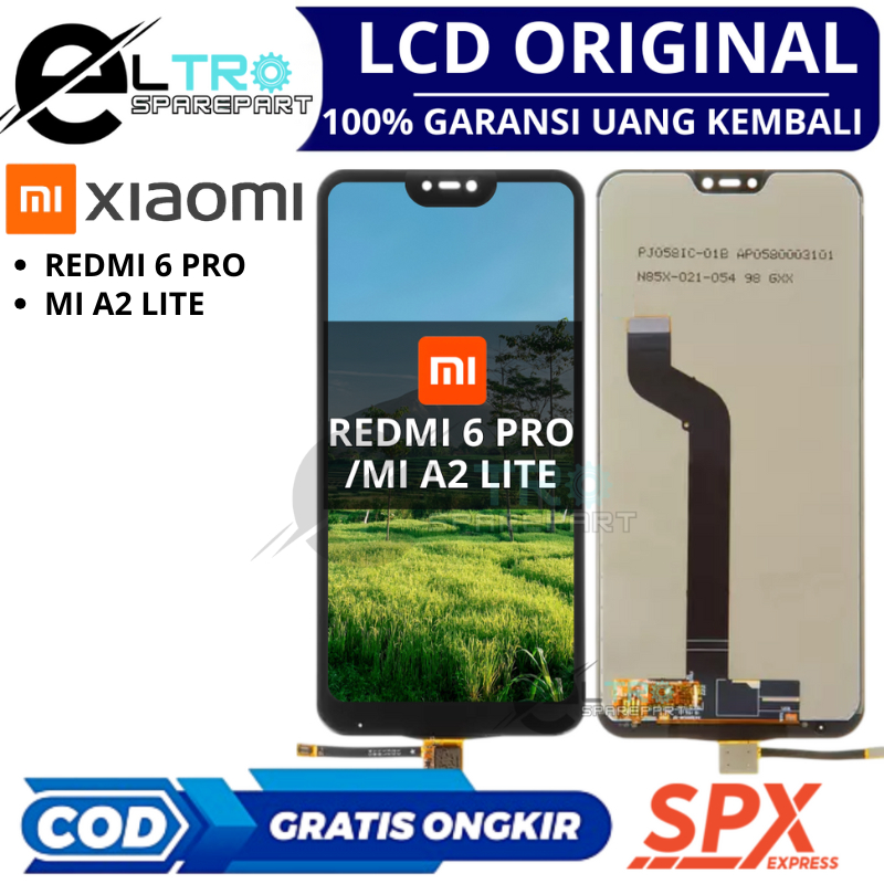 LCD XIAOMI REDMI 6 PRO / MI A2 LITE  - ORIGINAL FULSET