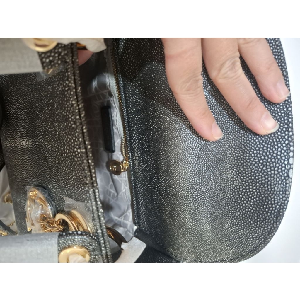 Tas Kulit Asli Dor2 Kulit Ikan Pari Limited Edition