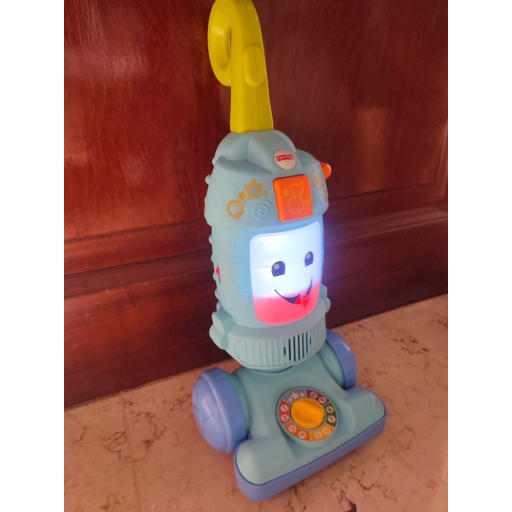 Fisher Price Voo Voo Vaccum Cleaner Vacum Bersih Bersih Bunyi Lampu