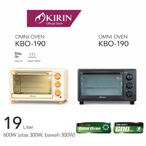 Oven Listrik Kirin KBO-190LW KBO-190 LW Oven Listrik LOW WATT