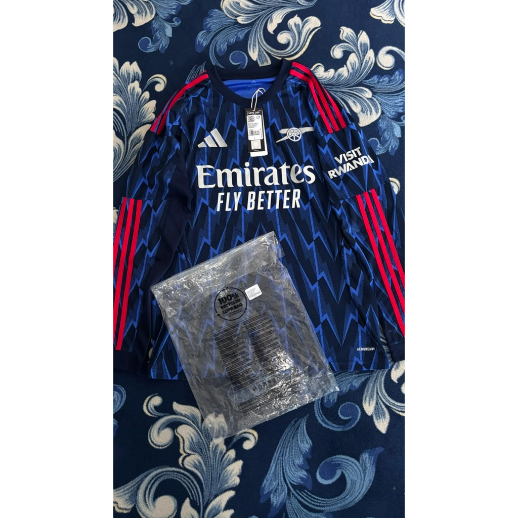 Jersey Long Sleeve Away Arsenal 2025/2026.