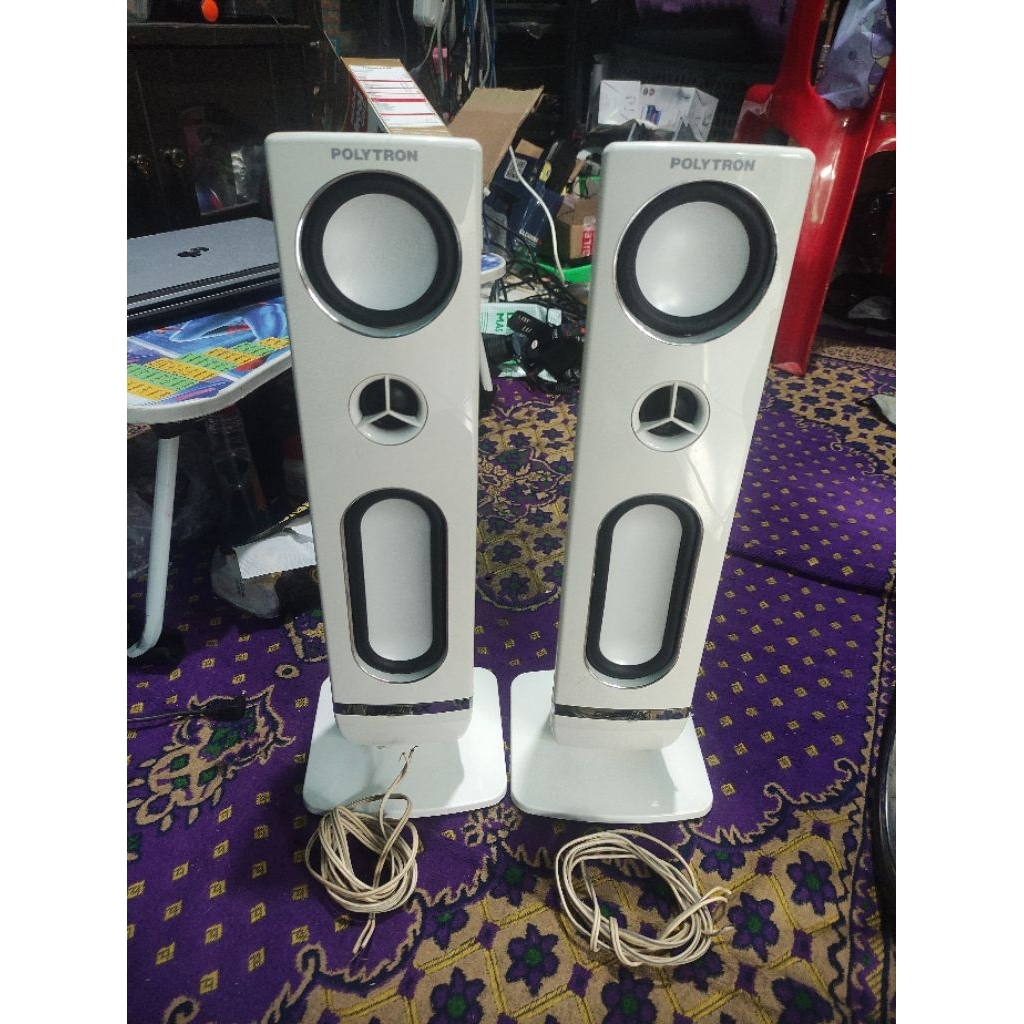 Speaker Tower polytron pasif sepasang