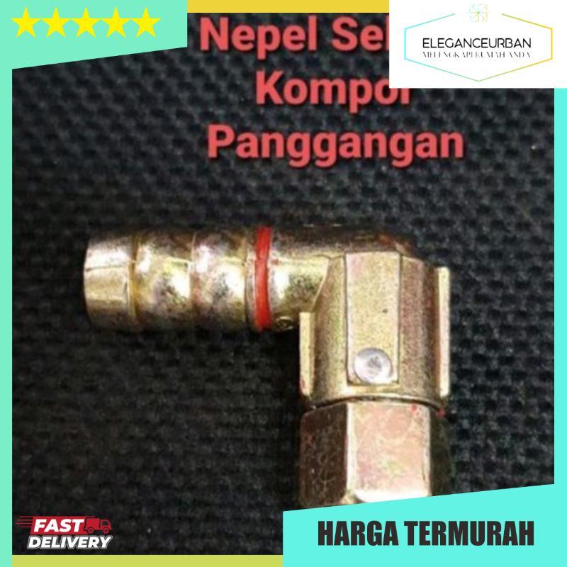 Sambungan L Gas Kompor Bakar Sosis