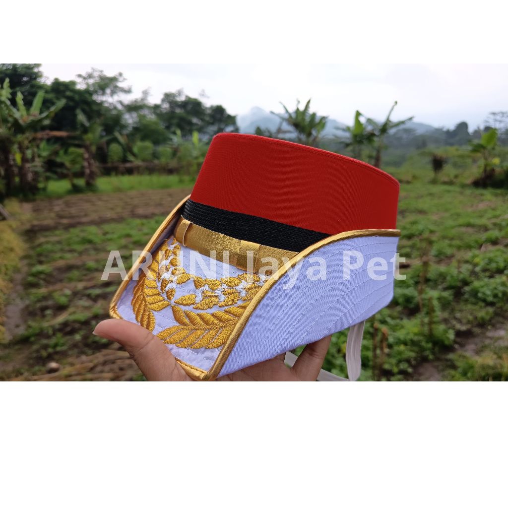 Topi Kowad Paskibra Merah Putih