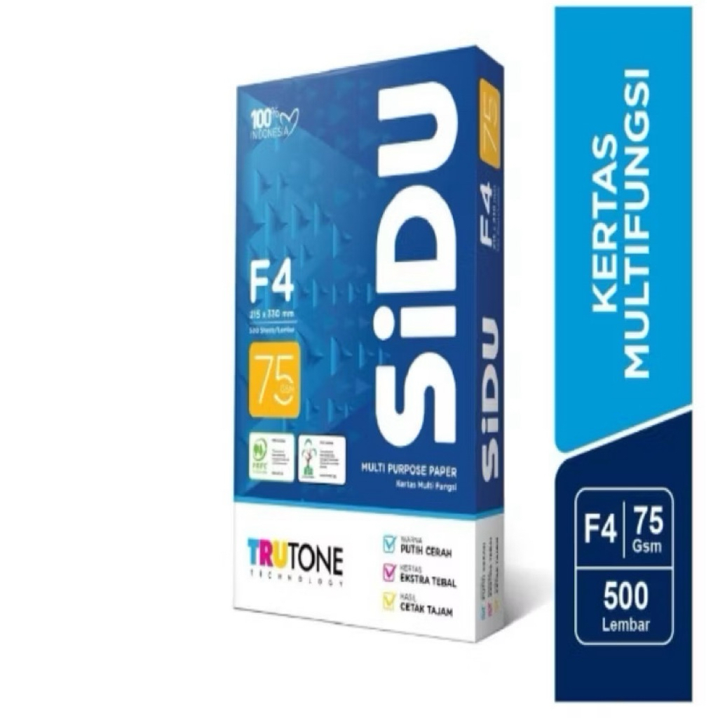 Kertas F4 75 gram SIDU