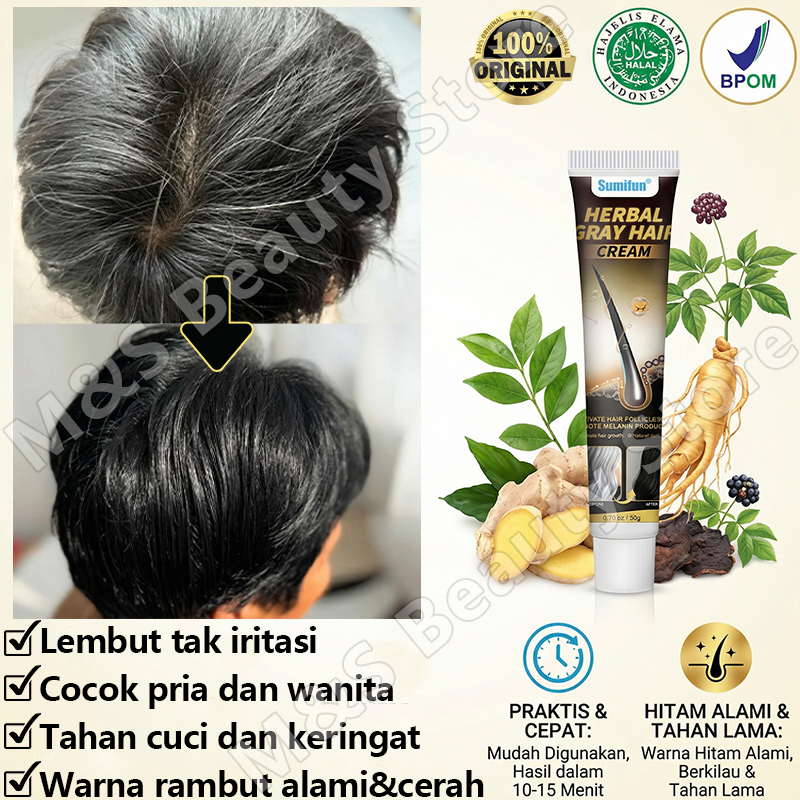 Cat rambut hitam Pikok rambut hitam permanen 20g Pewarna rambut hitam Alat semir rambut Stik pewarna