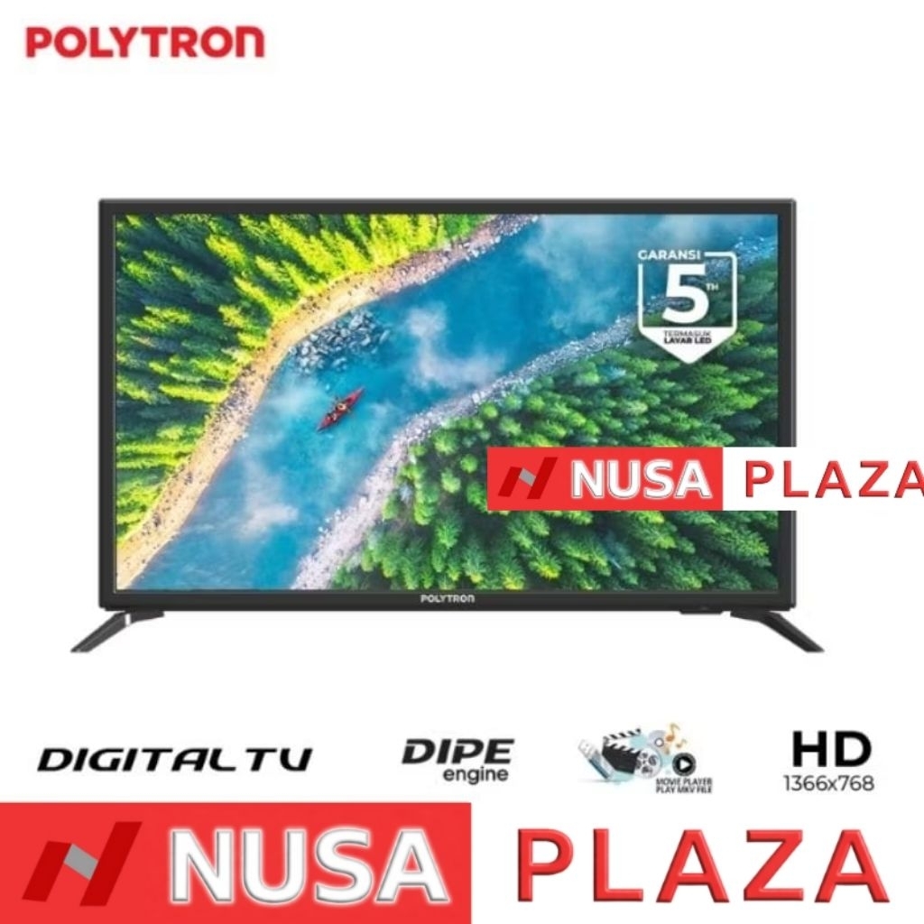 TV POLYTRON 24 Inch DIGITAL PLD-24V0853 / 1853 (KHUSUS MEDAN)