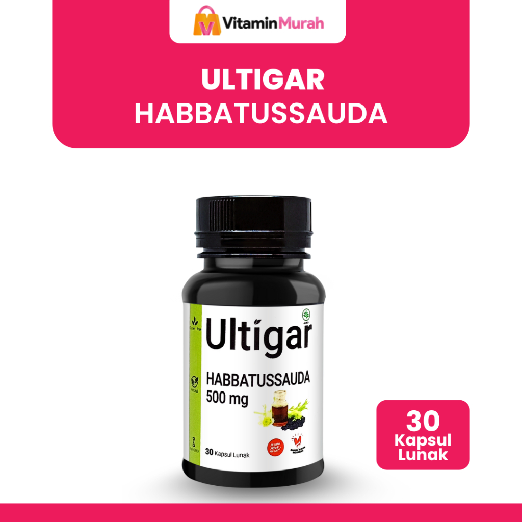 ULTIGAR HABBATUSSAUDA 500 mg ISI 30 KAPSUL LUNAK