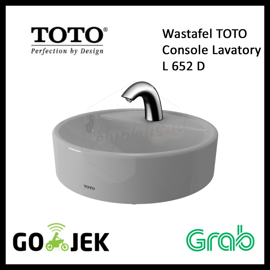 L 652 D | L652D | Wastafel Toto | Vessel Counter Lavatory (BODY ONLY)