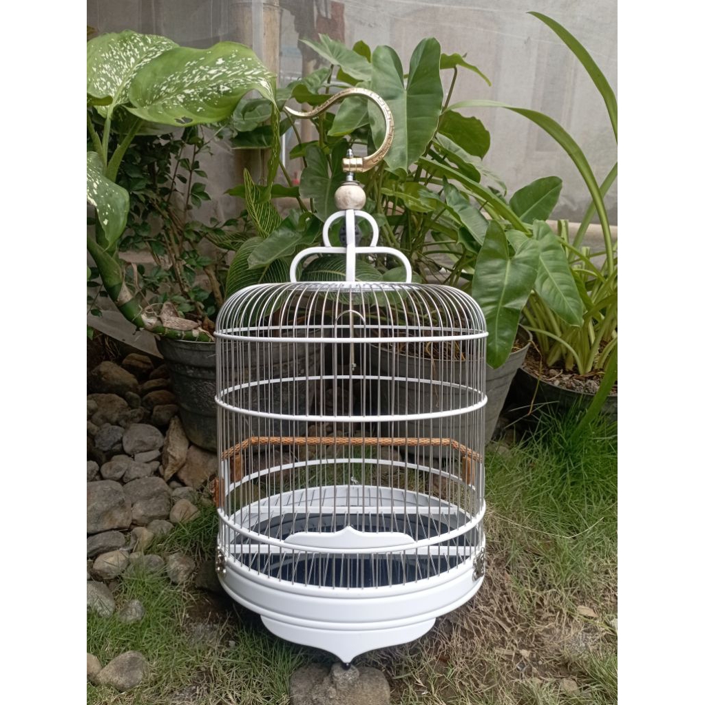 sangkar cungkok pvc d32 ruji aluminium