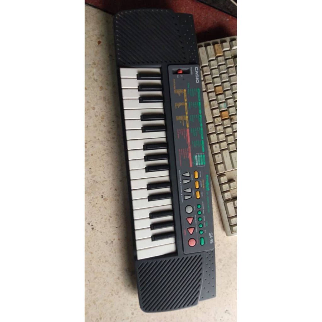 piano mini casio Sa 35 elektrik music alat band music vintage 1992